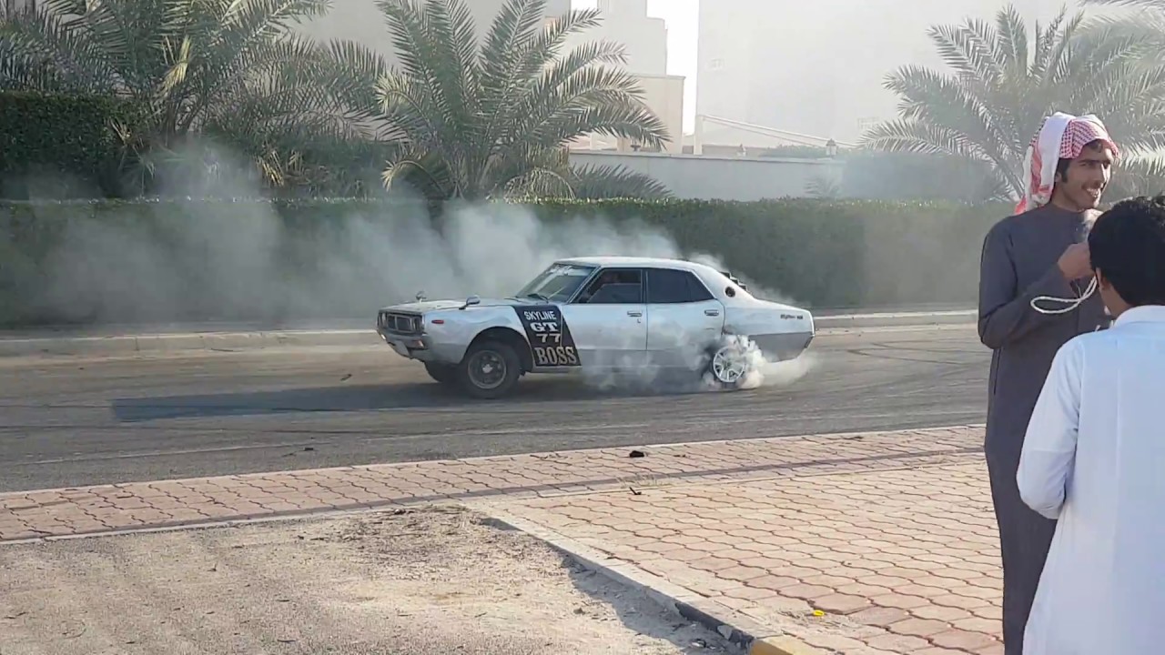 Car Stunts And Burnout in Kuwait  4K Video