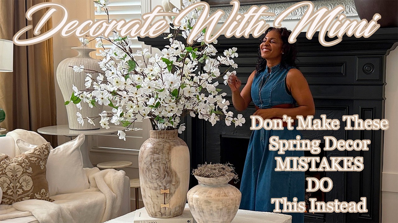 Неправильный весенний декор для дома | Ошибок, которых следует избегать