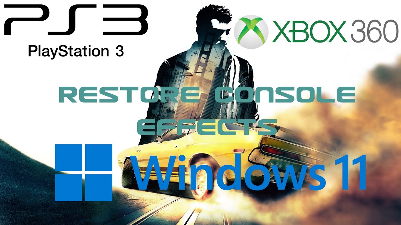 DRIVER San Francisco - Restore Console Effects to PC Mod [Mod Showcase]