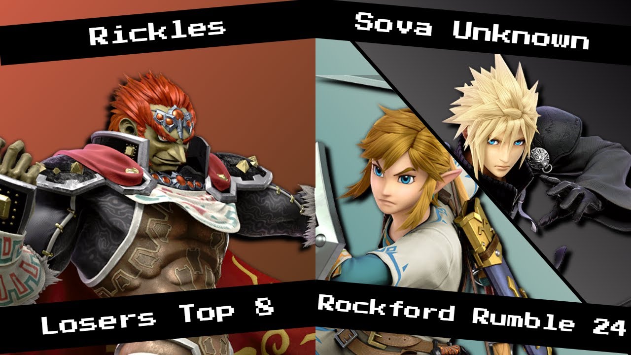 Losers Quarters - Rickles (Ganondorf) vs Sova Unknown (Cloud/Link) Rockford Rumble 24
