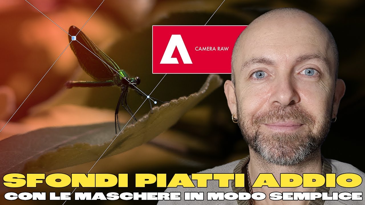 CAMERA RAW - Migliorare sfondi piatti con le maschere in modo semplice