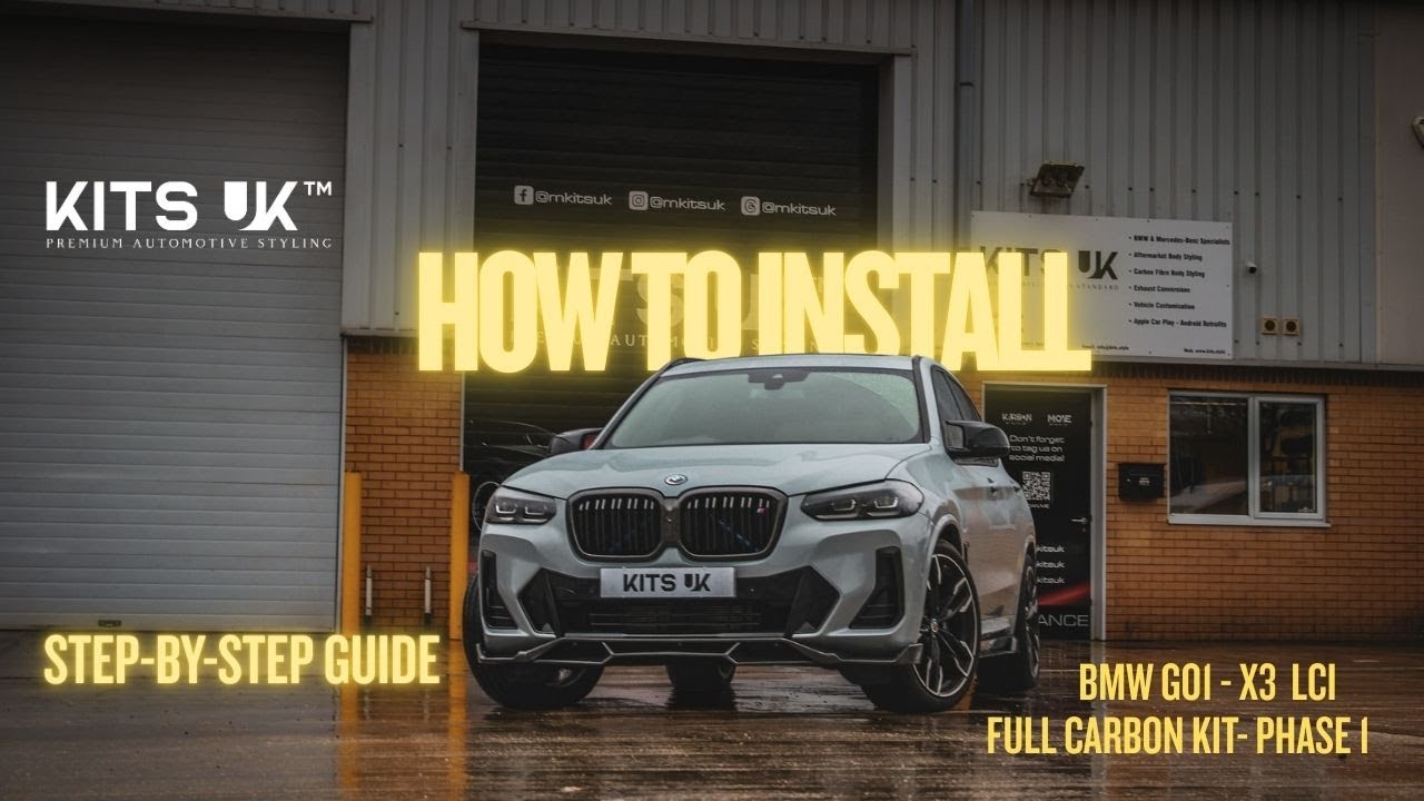 BMW X3 G01 LCI Carbon Kit Installation | Phase 1