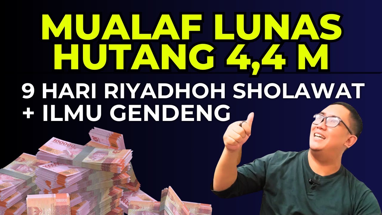 KISAH NYATA HUTANG 4,4 MILIAR LUNAS DENGAN CARA AJAIB GAK MASUK NALAR LEWAT JALUR LANGIT