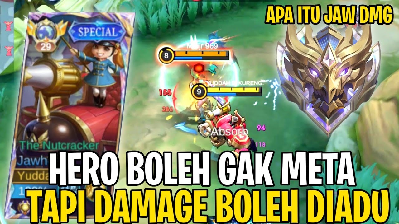 Dikira Jawhead Damage Gak Meta Di Immortal - Top Global Jawhead Gameplay - Mobile Legends