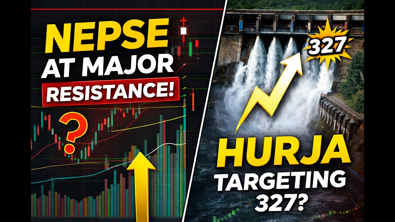 NEPSE At Critical Level ⚠️ HURJA About To Explode? Target 327!