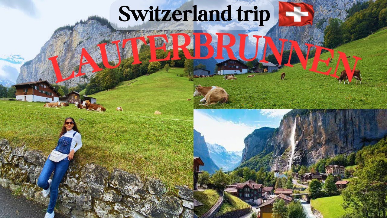 Lauterbrunnen (Switzerland) 🇨🇭Walk after rain 🌧️ ☔️ October 2023 HD-Walking tour