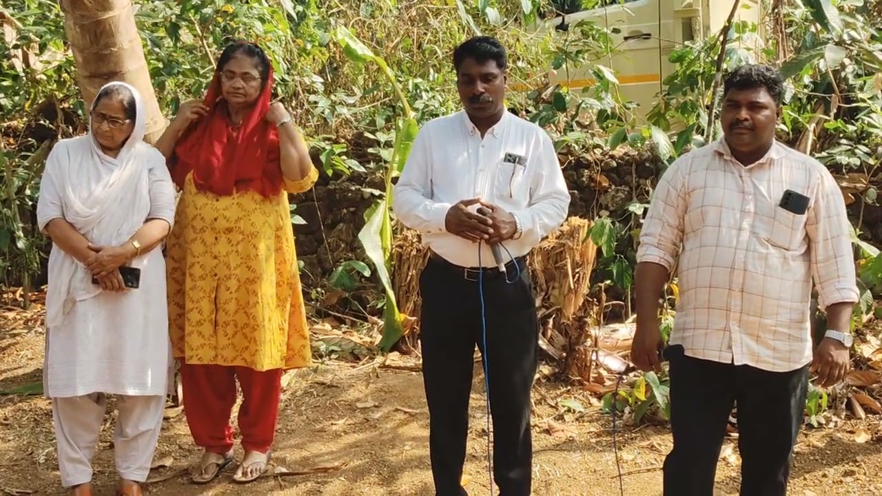 866 Song sung by  Bro Bose - Open air meeting organized by Manjadi Brethren Assembly on 03/02/26