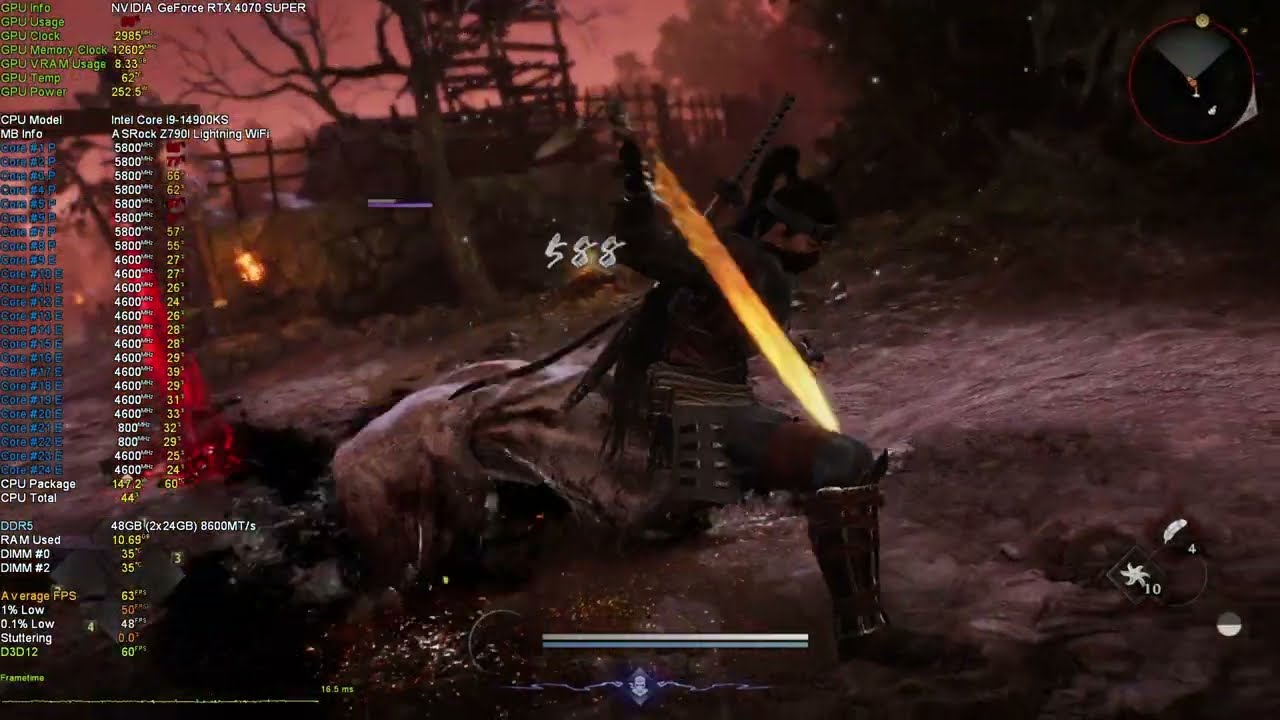 Nioh 3 Demo | Open World Gameplay | 1440p DLAA Max Settings | RTX 4070 Super | i9-14900KS + 8600CL38