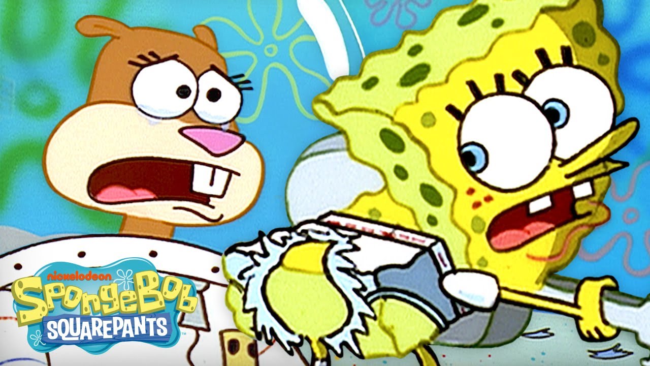 SpongeBob RIPS his Pants! 👖🎶 | Full Scene | @SpongeBobOfficial