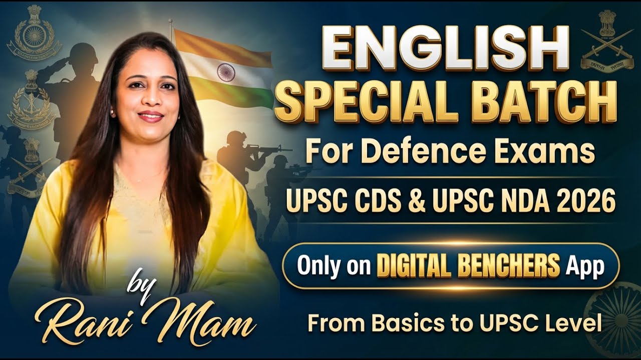 English special batch for NDA & CDS 2026