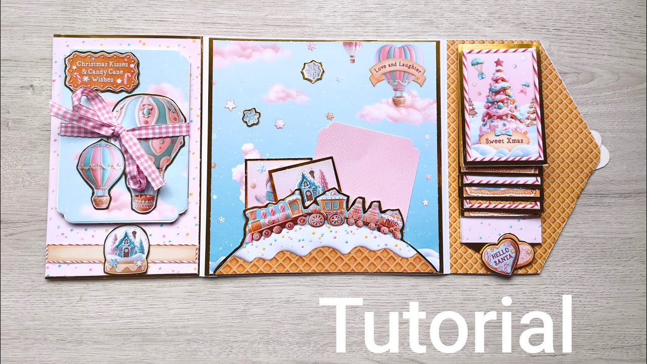 Tarjeta Pop Up + Cascada Deslizable | Especial Navidad