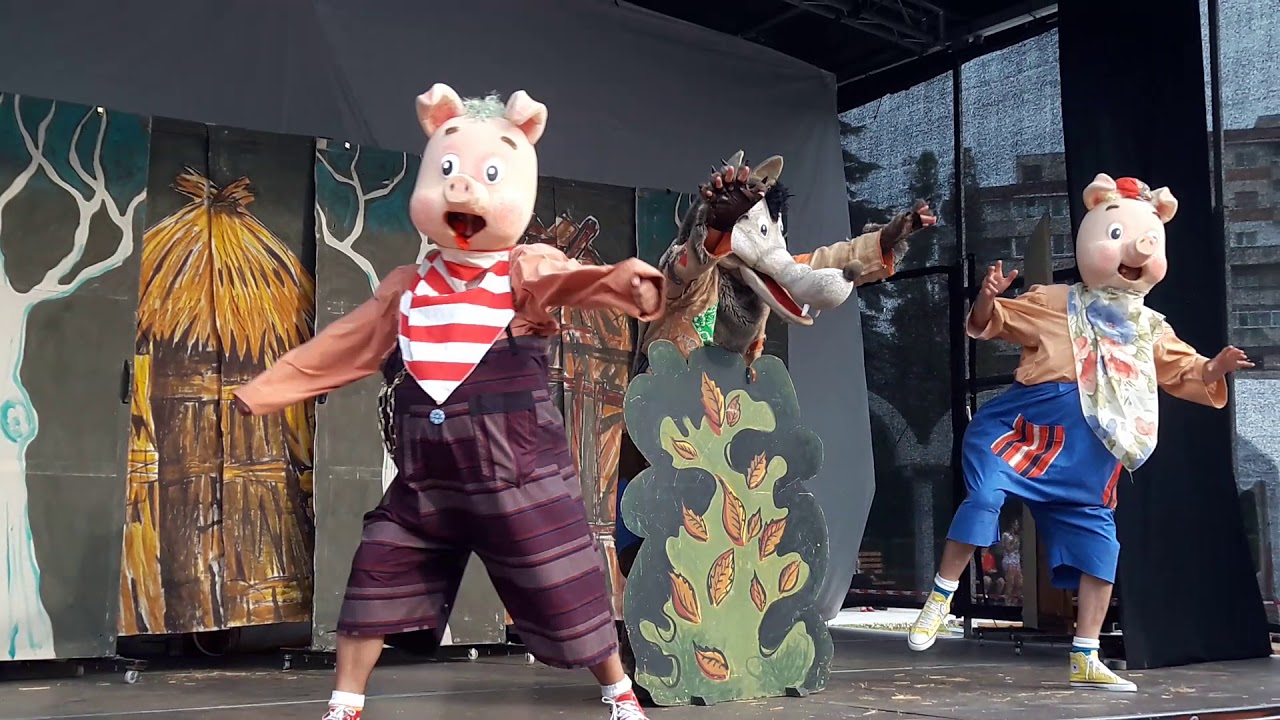 Întâmplările celor trei purceluși - Festivalul copiilor ANIMAȚIE, Târgoviște 2018