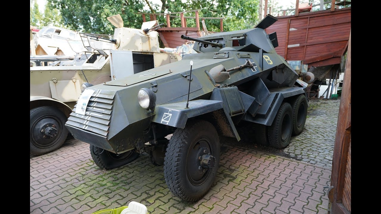 Inside a Sd Kfz 231 German Armored Vehicle