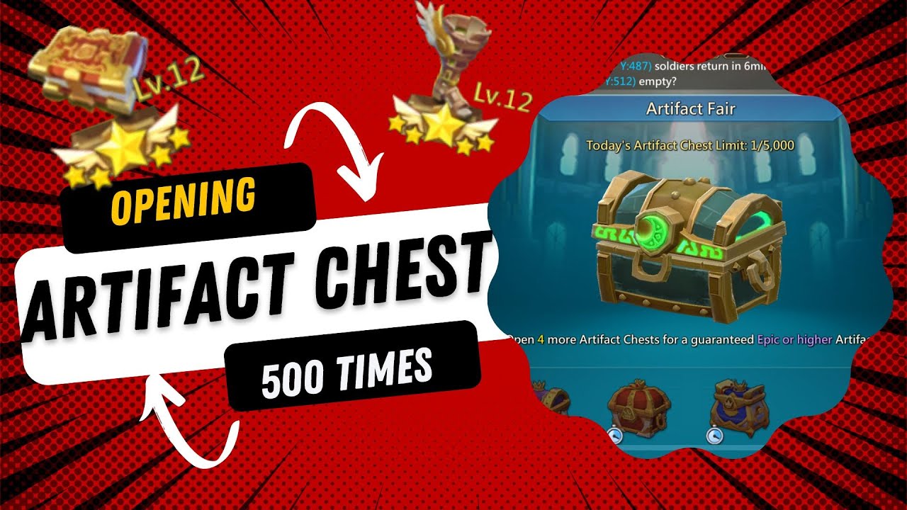 【Lords Mobile】How Stronger my Account will get with 100k artifact coins?