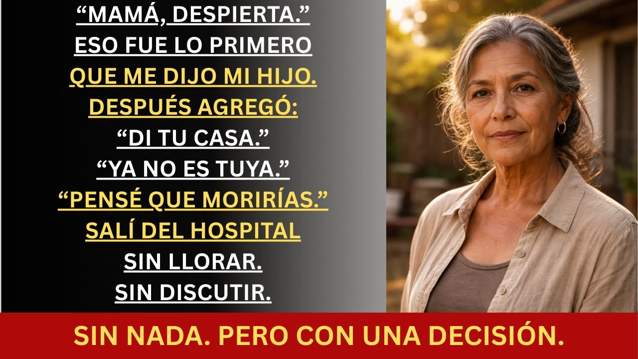Desperté De Un Coma Y Mi Hijo Ya Había Dado Mi Casa A Sus Suegros…