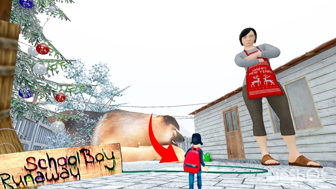 Schoolboy Runaway Giant Mom Dad VS Small Andrew