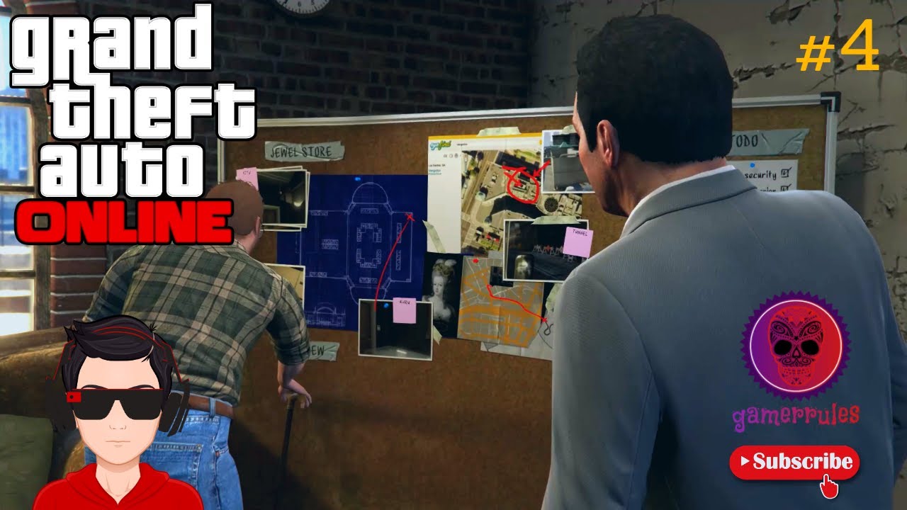 planning robbery scene in gta5 offline