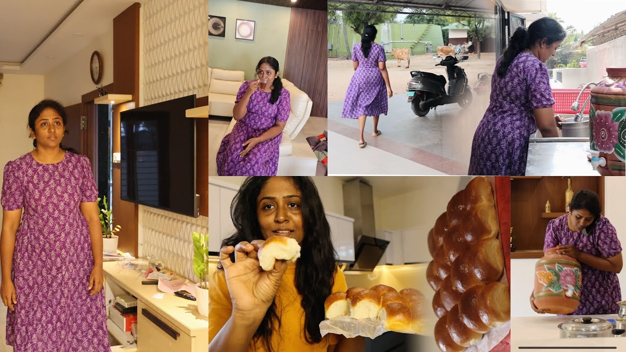 அவங்கள பார்த்தேன் ☺️ கடந்து போகும் | Morning Routine | 2days Back oru Worst Experience🤨| milk Bun🍞