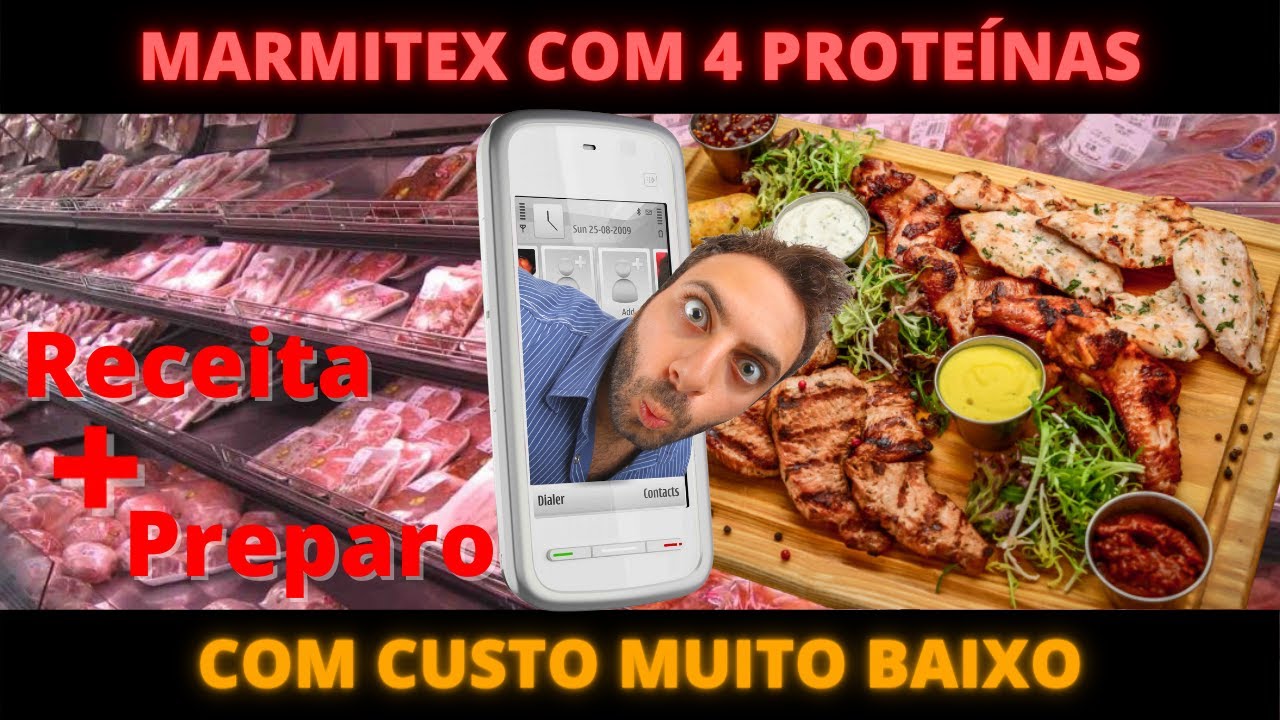 O GRANDE SEGREDO É REVELADO! QUATRO TIPOS DE PROTEÍNA NA SUA MARMITA PELO PREÇO DE SOMENTE UMA!