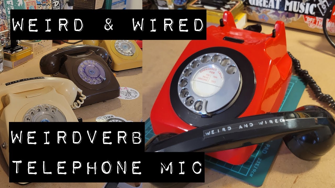 The 'WeirdVerb' Telephone Microphone by Weird & Wired