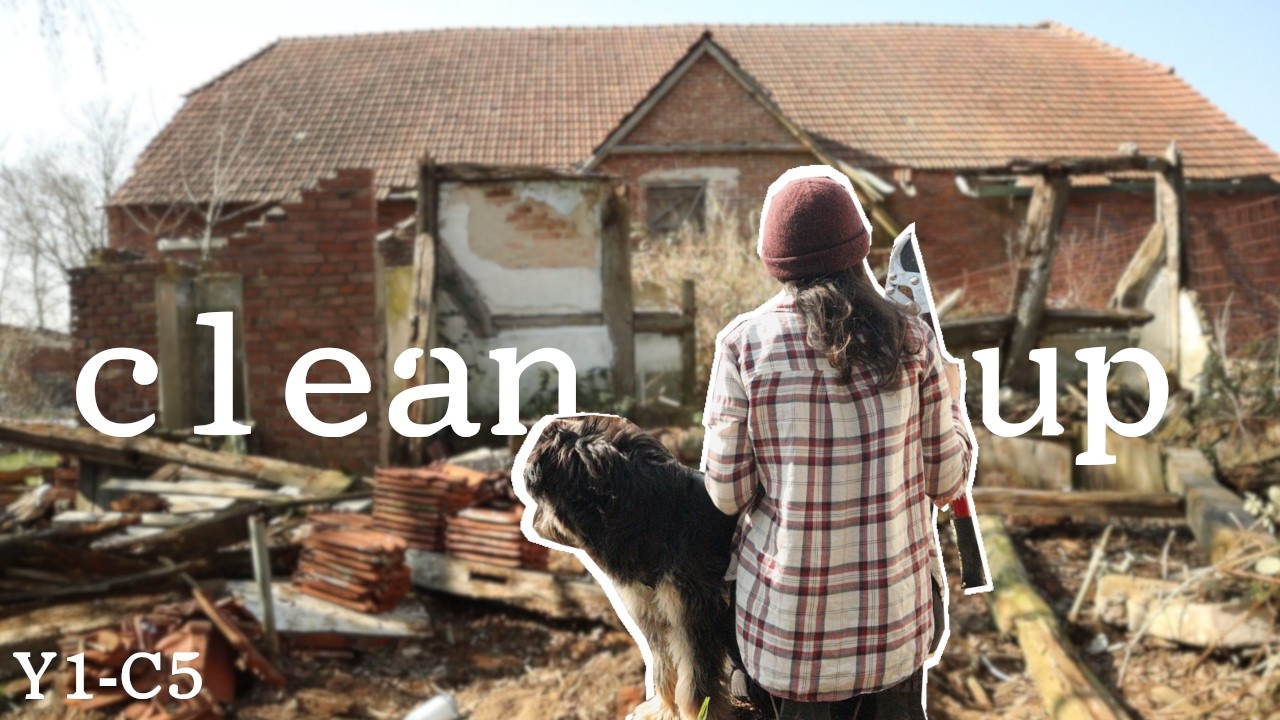 Year 1, Chapter 5: Clearing out the Cottage and Collapsed Buildings | Cottage Restoration 