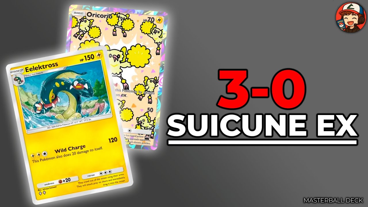 Elektross COUNTEREA al deck más roto del meta | 3–0 vs Suicune EX & Greninja