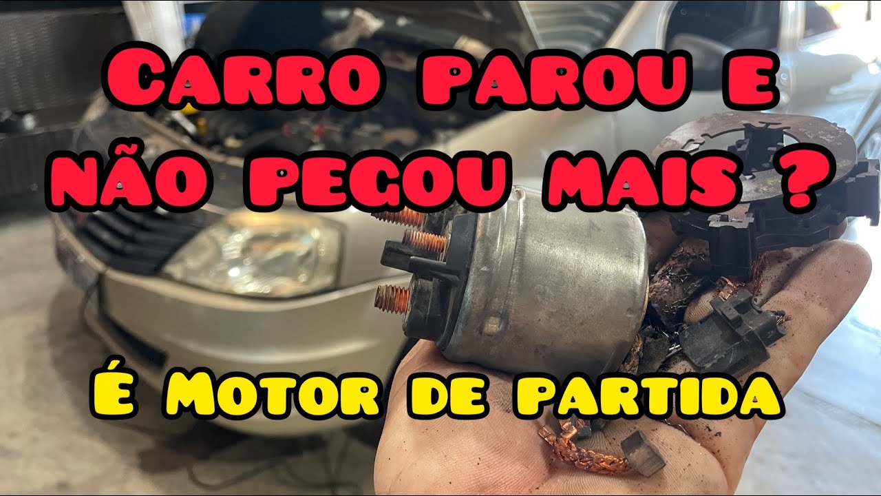 COMO FAZER O REPARO NO MOTOR DE PARTIDA LOGAN 1.0 16v/ SUPER DICAS!