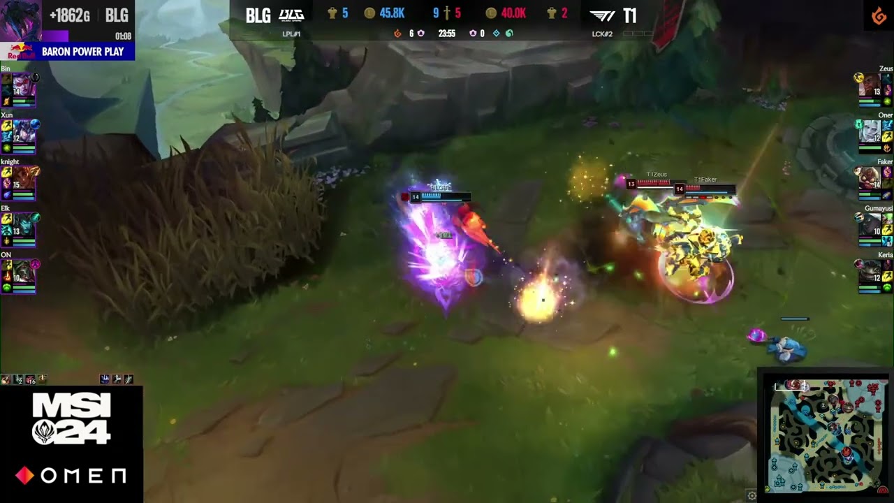 BLG Bin killed Faker