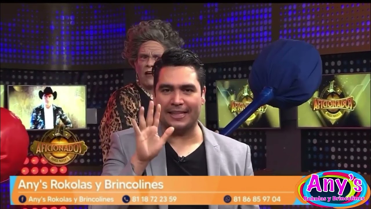 Programa Aficionados con los Gladiadores de Anys Rokolas y Brincolines - Multimedios Television