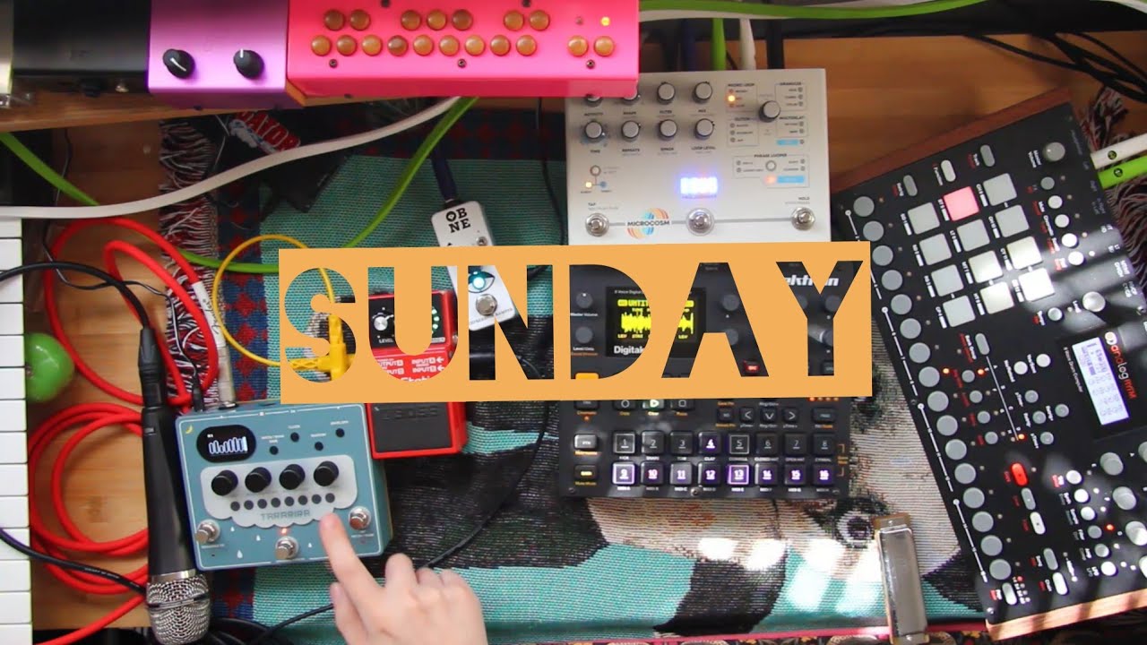 Elektron digitakt JAM with Bananana effects TARARIRA,analogrytm,microcosm 19/12/21 PM 13:20