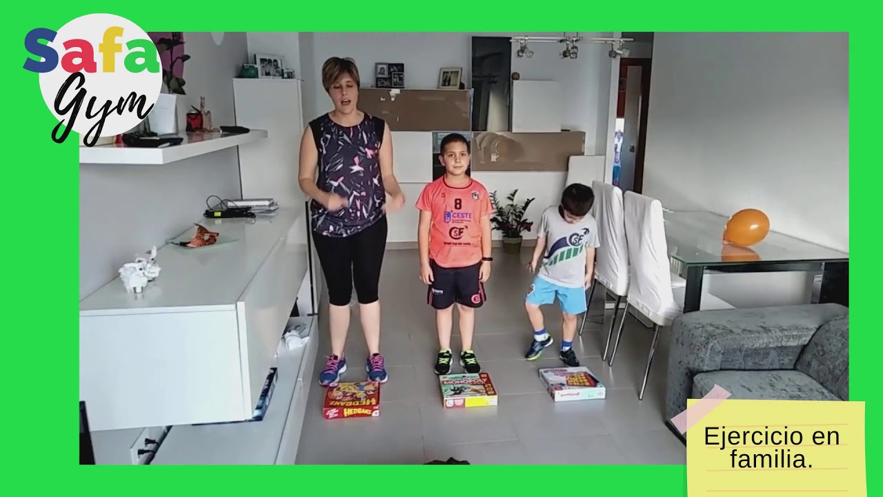 SAFA Gym Ejercicio en familia Colegio concertado Sagrada Familia Zaragoza
