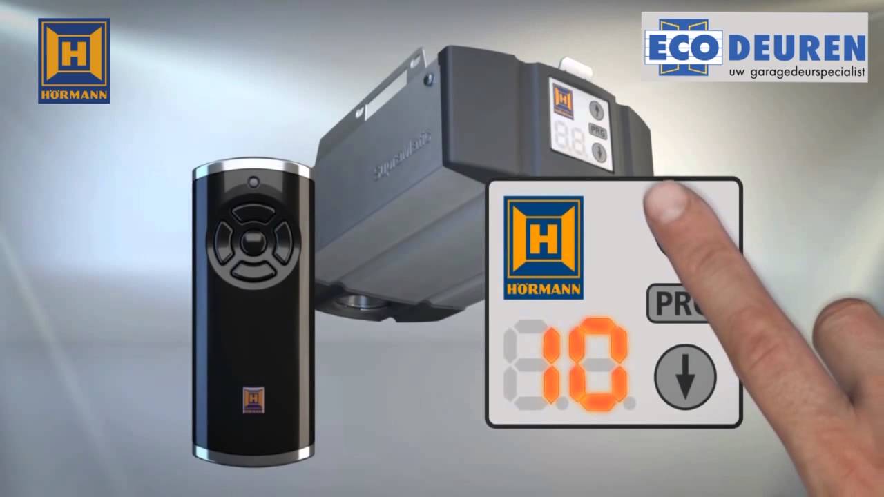 Programmeren handzender BS serie  aan Supramatic E of P serie 3