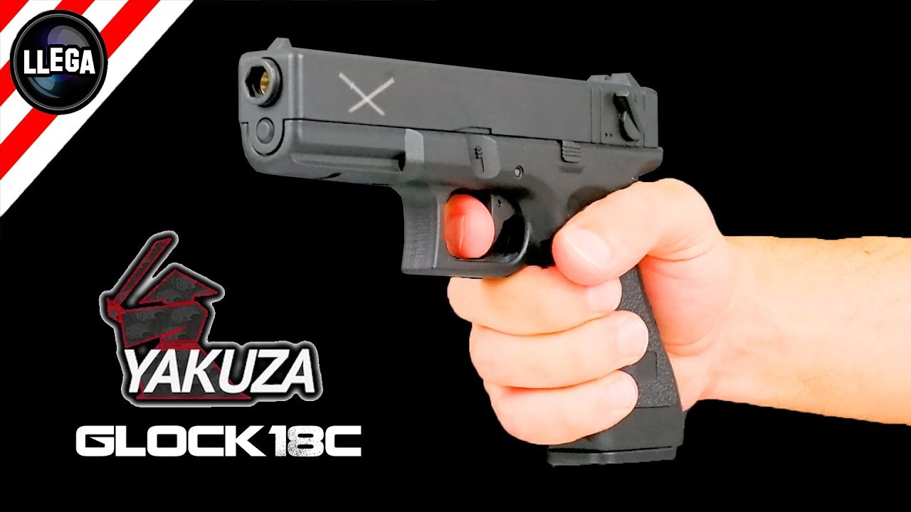 IMPRESIONANTE !!! GLOCK18c YAKUZA DELTA TACTICS PISTOLA ELÉCTRICA DE AIRSOFT