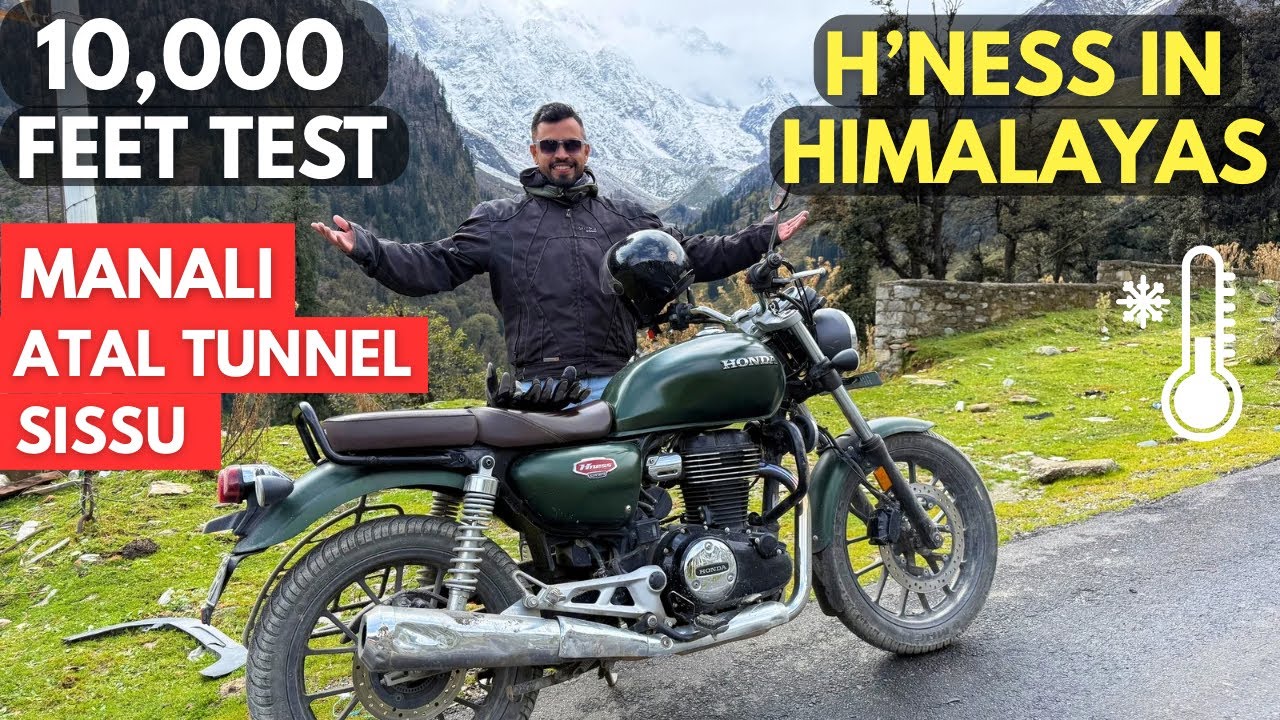 Honda H’ness CB350 Ride Review & Performance Test at 10,000 feet altitude 🌄