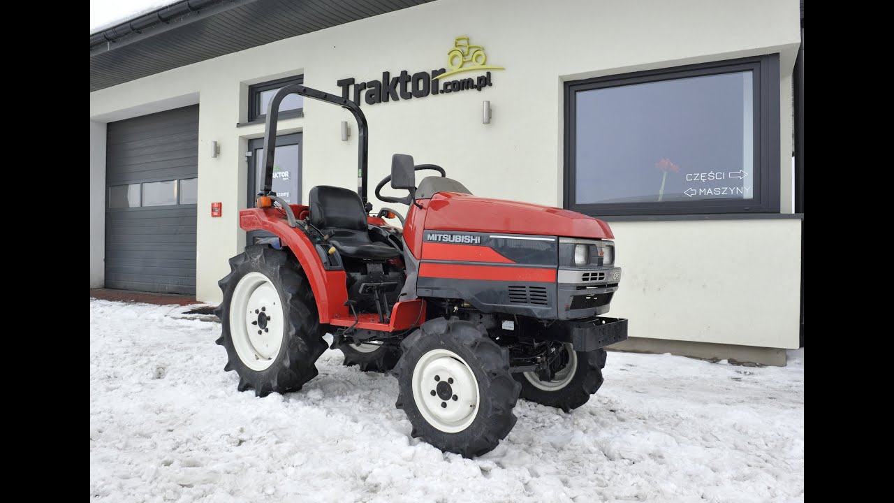 Japoński ciągnik MITSUBISHI MT170 4x4 17KM traktorek ogrodowy www.TRAKTOR.com.pl