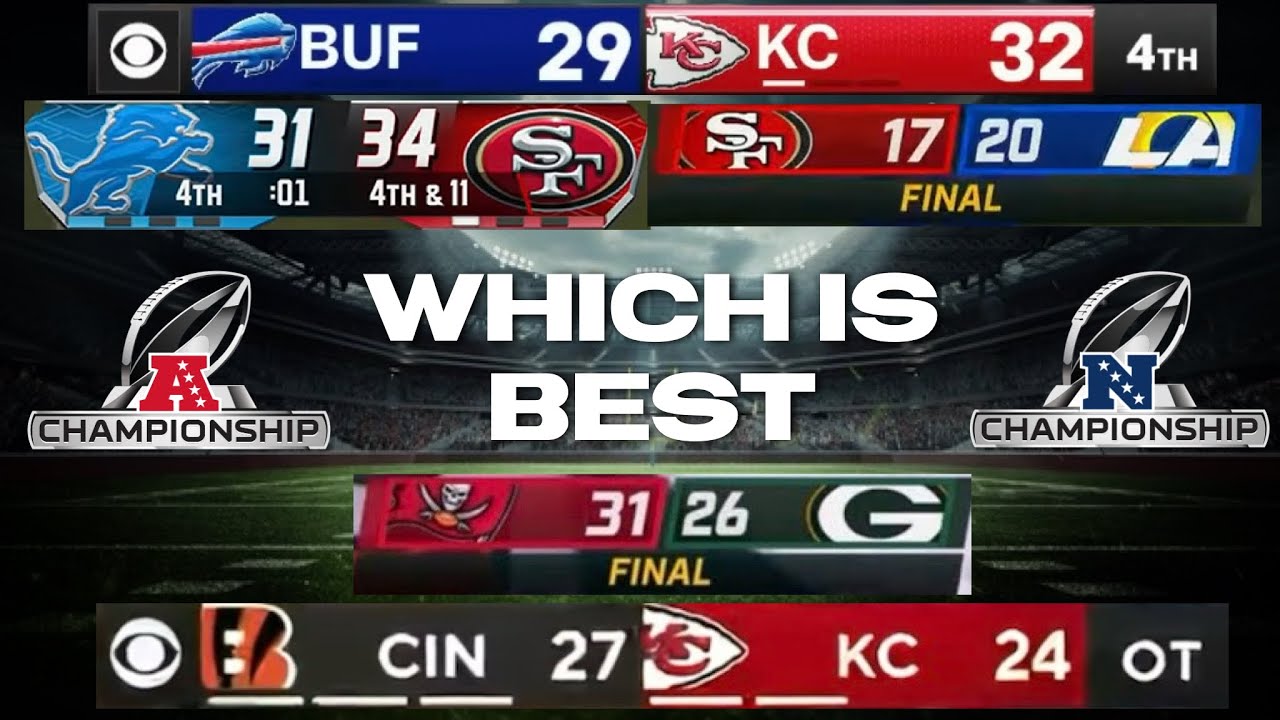 Ranking the last 10 NFL Conference Championships 