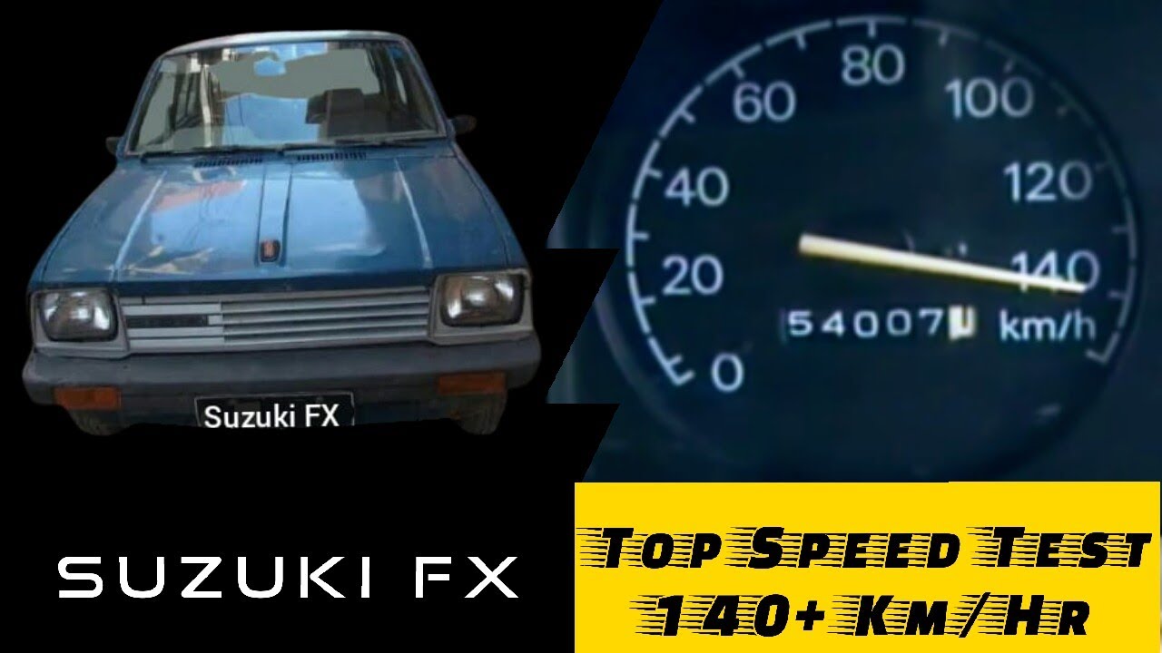 Suzuki FX Top Speed Test | Acceleration 0-140 km/h | Cars Top Speed