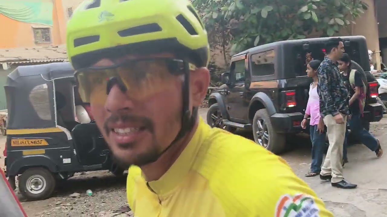 जूचंद्र येथून CISF जवानांची  सायकलथोन, जय महाराष्ट्र 