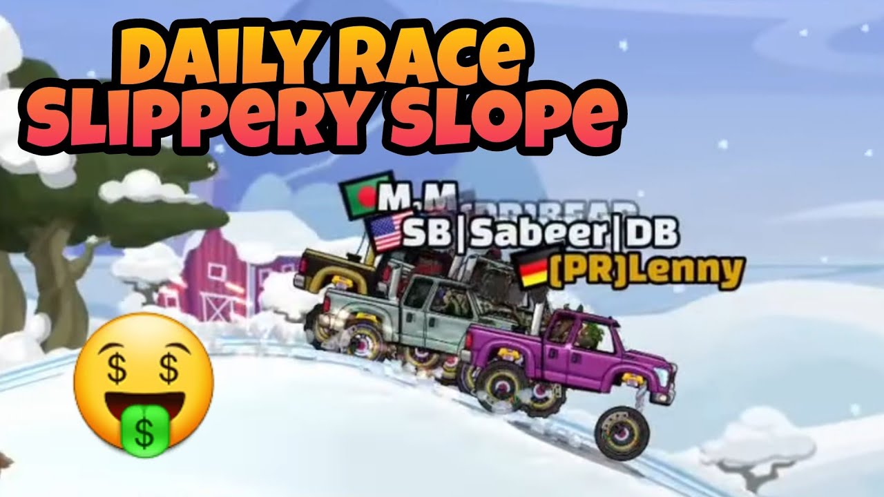 Daily Race Slippery Slope 🥰 | Hill Climb Racing 2