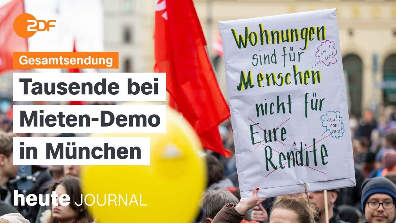 heute journal vom 07.02.2026 Demo gegen Mietwucher, Proteste bei Olympia-Eröffnung, SPD Kurswechsel