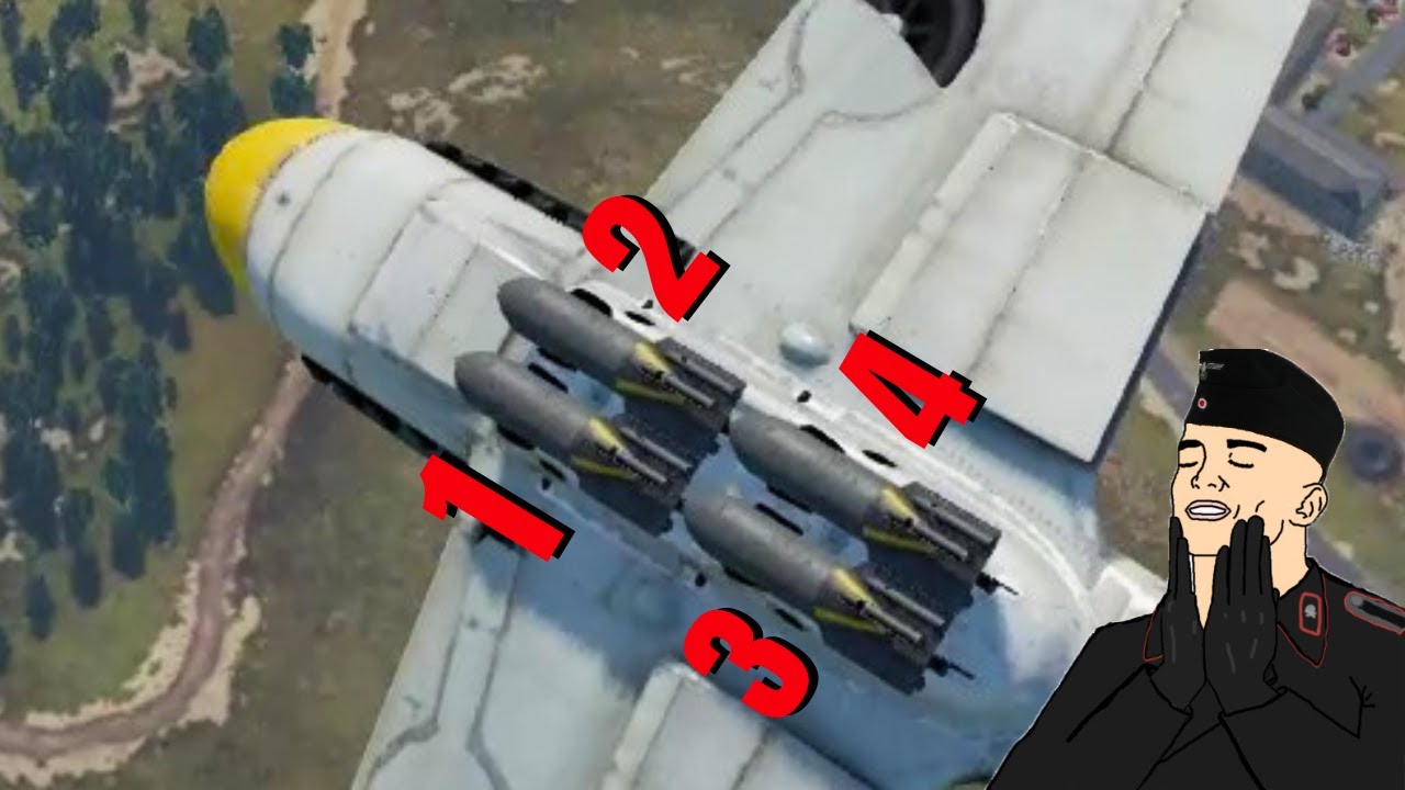War Thunder 50kg bomb challenge With the Bf109 F4