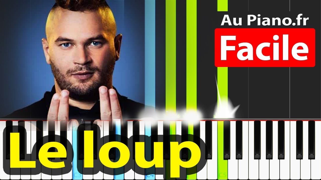 Jul - Le loup Piano Facile Tuto Instru