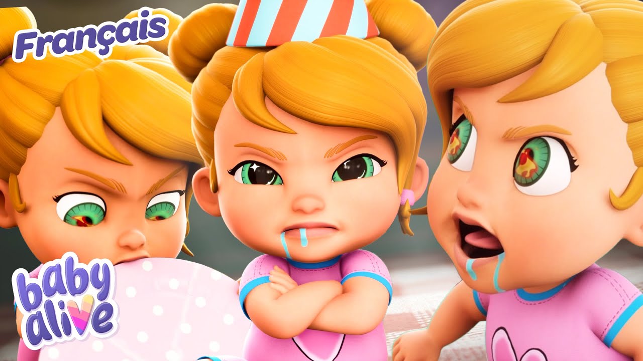 Le Bébé Devient Fou De Douleur | Vidéos pour bébés | Baby Alive Français ⭐️ Dessin Animé Pour Bébé