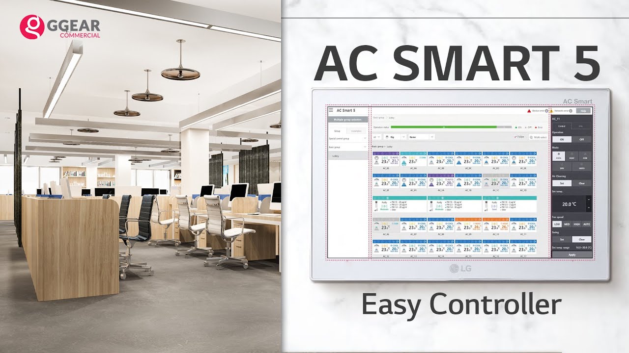 LG HVAC- AC Smart 5 TOUCH SCREEN