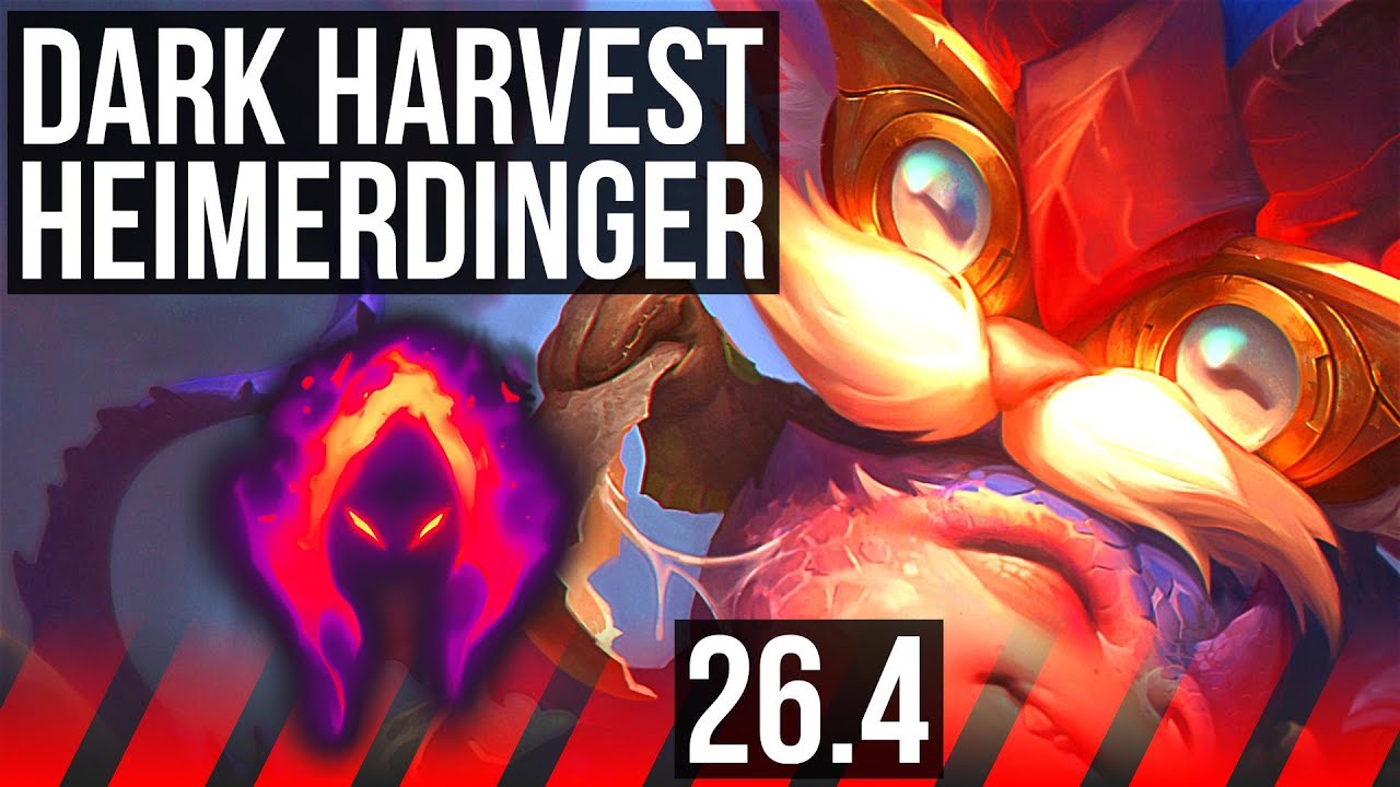 HEIMERDINGER vs JAX (TOP) | Dark Harvest | EUW Diamond | 26.4