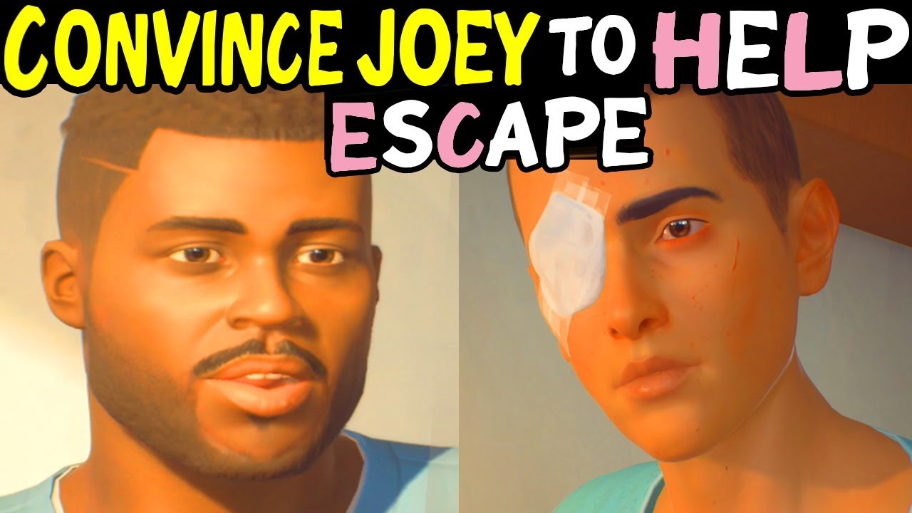 CONVINCE JOEY TO HELP YOU ESCAPE vs You Attack Joey to Escape Hospital: Life is Strange 2 Episode 4