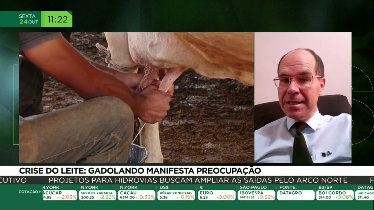 Crise do leite: Gadolando manifesta preocupação