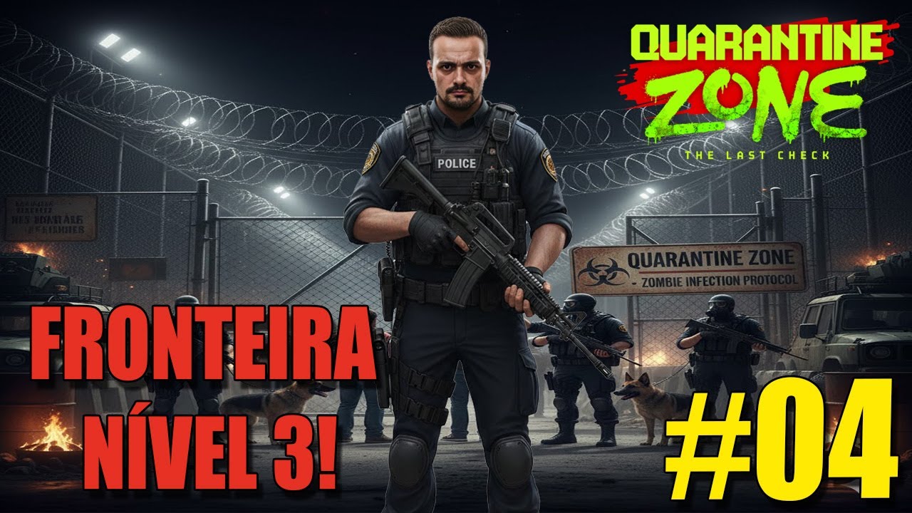 MISSÃO DO POEMA CONCLUÍDA E FRONTEIRA NÍVEL 3! | Quarantine Zone: The Last Check #04