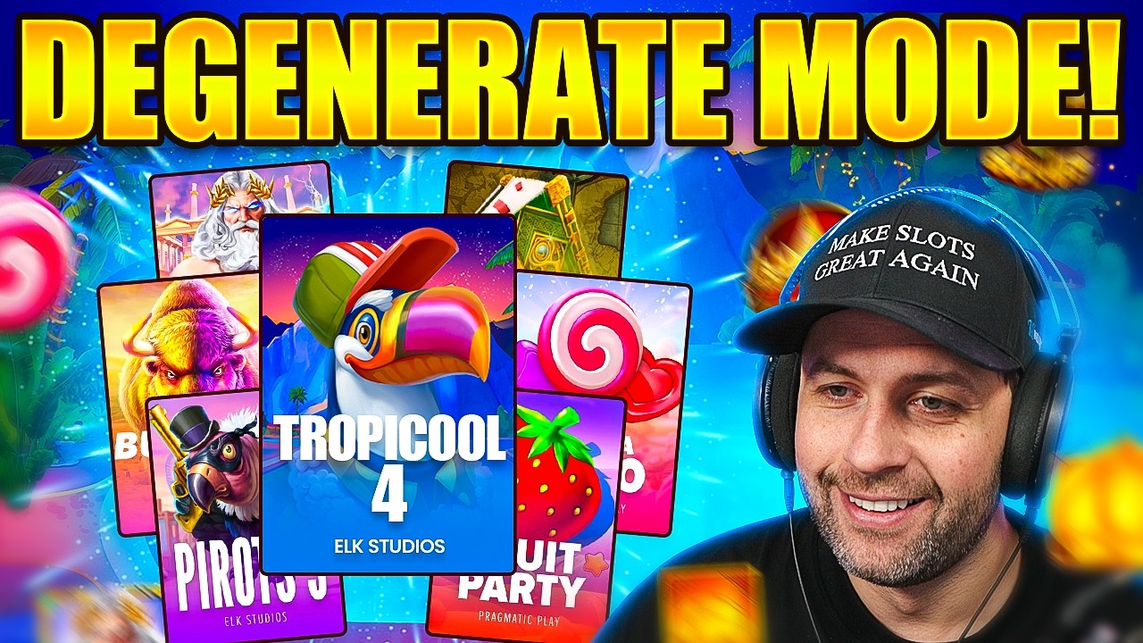 I TRIED the *NEW* TROPICOOL 4 SLOT!! THEN WENT FULL DEGEN MODE!! (Bonus Buys)