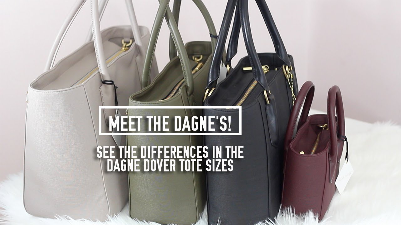 What's the Difference in the Dagne Dover Tote Sizes  (Giveaway has ended)